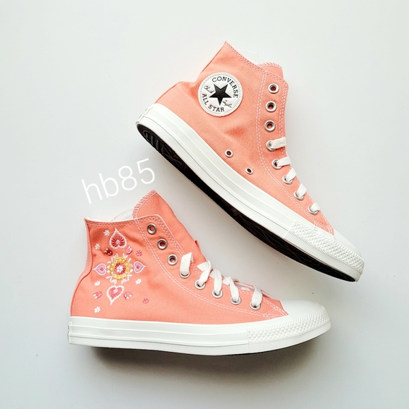 Converse Shoes - Converse CTAS Hi Bright Madder Egret Black Women's 8